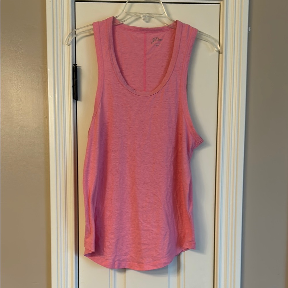 J.Crew Longline layering tank slub cotton Larkspur Pink - XS/S